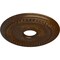 Ekena Millwork Classic Ceiling Medallion (Fits Canopies up to 12 3/4"), 18 5/8"OD 4"ID x 1 1/8"P, Root Beer Crackle CM19CLRBC - alternate 3